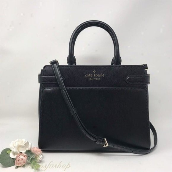 Kate Spade NEW! Staci Black Satchel - Picture 6 of 13